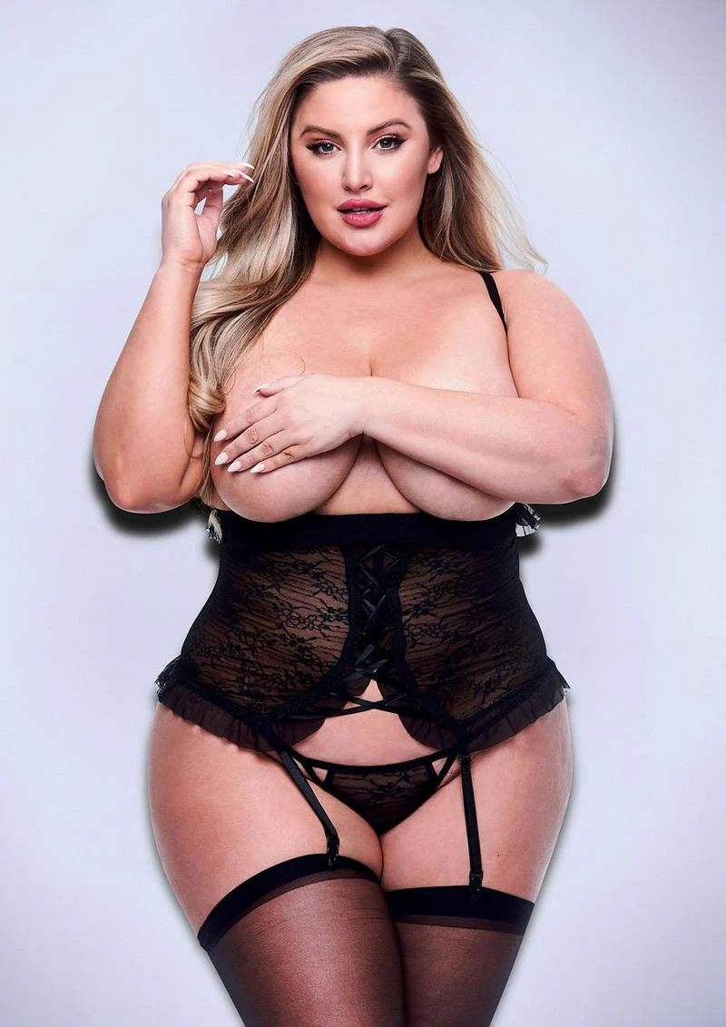 2pc Peek-A-Boo Bustier and G-String - Image 4