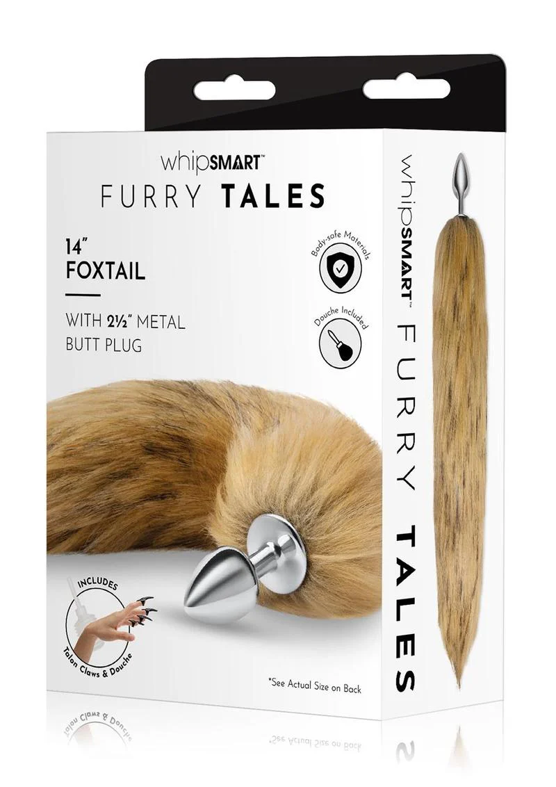 Metal Plug W/ 14 inch Fox Tail - Image 2