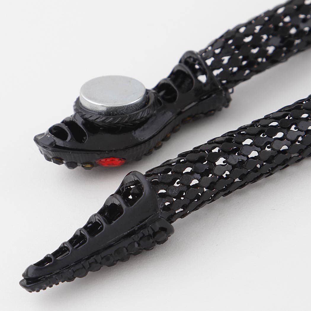 3AM BY H&D ACCESSORIES - Jeweled Snake Coil Necklace - Image 7