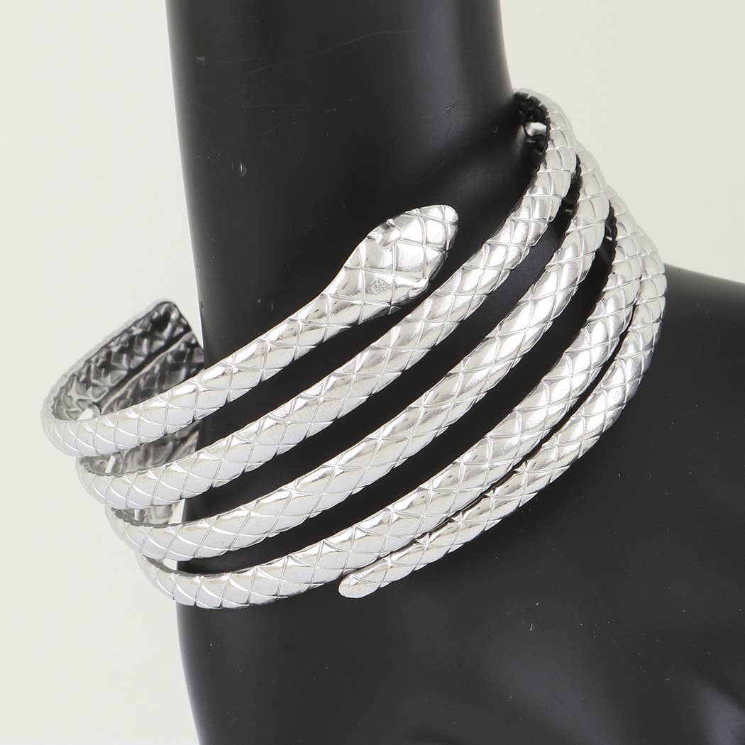 3AM BY H&D ACCESSORIES - Multi Snake Wrap Cuff Bracelet - Image 2
