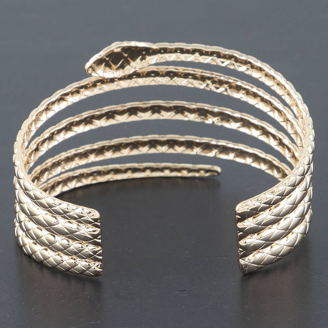 3AM BY H&D ACCESSORIES - Multi Snake Wrap Cuff Bracelet - Image 4
