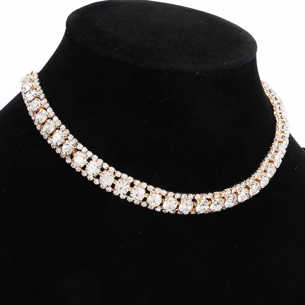 3AM BY H&D ACCESSORIES - Rhinestone Necklace set - Image 3