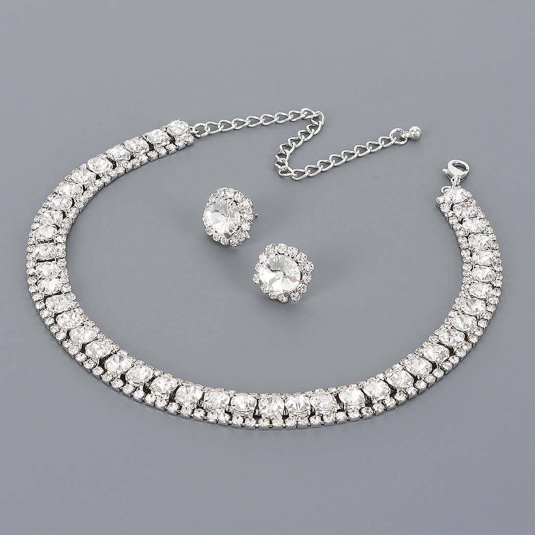 3AM BY H&D ACCESSORIES - Rhinestone Necklace set - Image 5