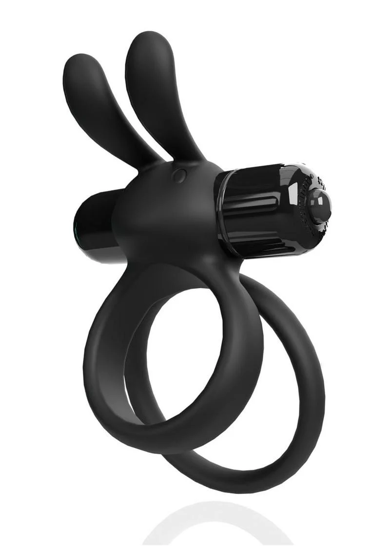 4b Ohare XL Rechargeable Silicone Rabbit Vibrating Cock Ring - Image 12