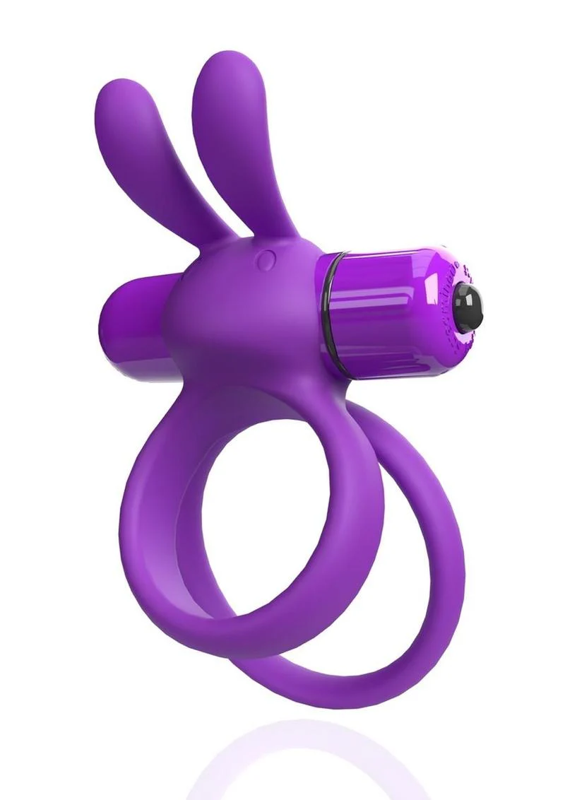 4b Ohare XL Rechargeable Silicone Rabbit Vibrating Cock Ring - Image 6