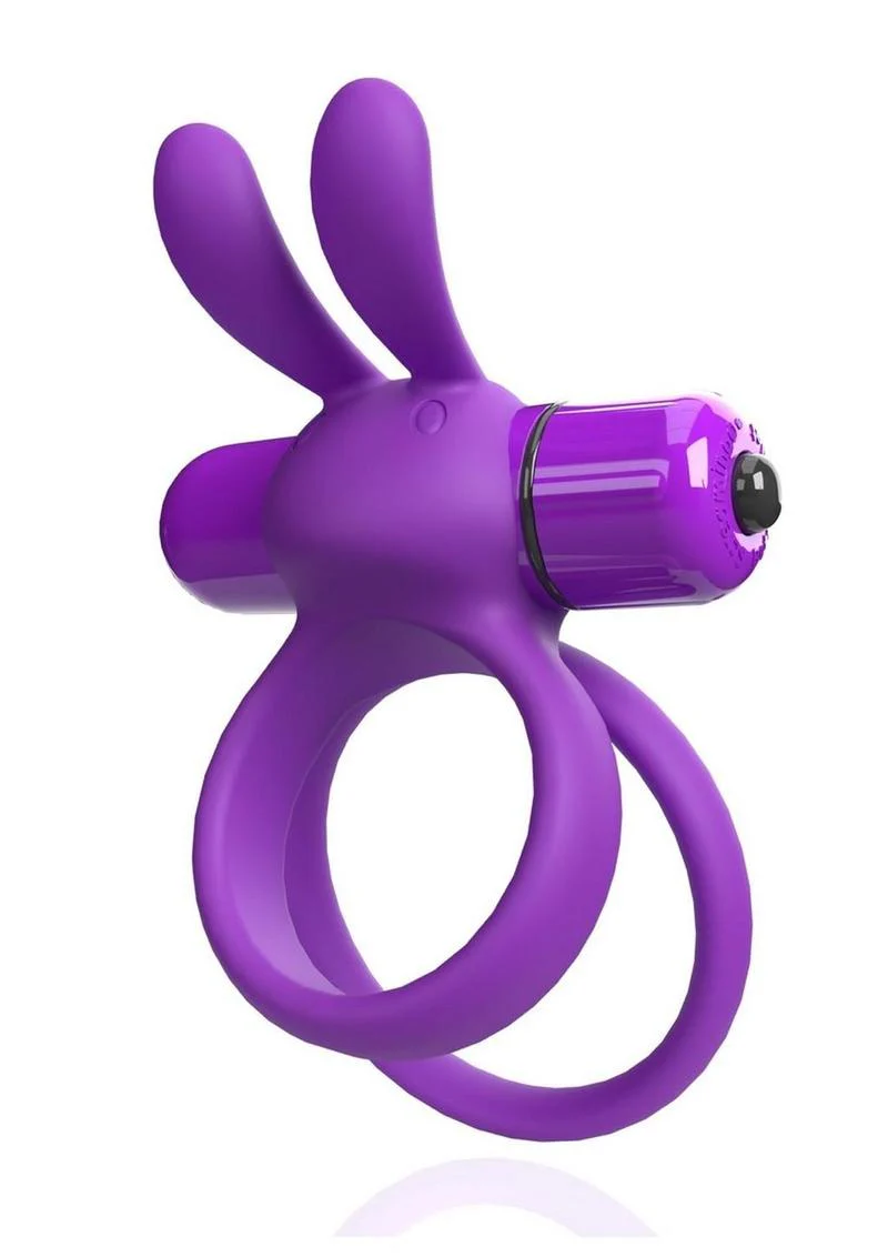 4t Ohare XL Rechargeable Silicone Rabbit Vibrating Cock Ring - Image 7