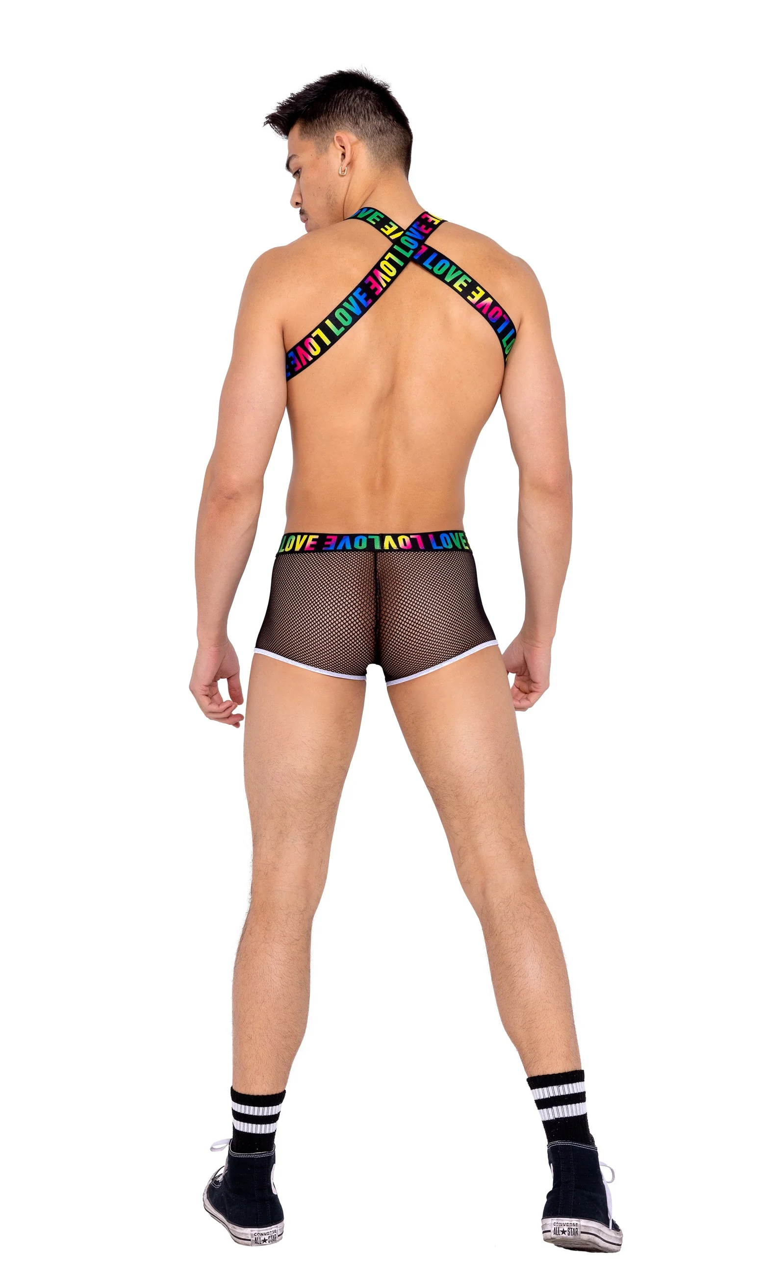 6156 - Men’s Pride Harness with Suspenders - Image 2