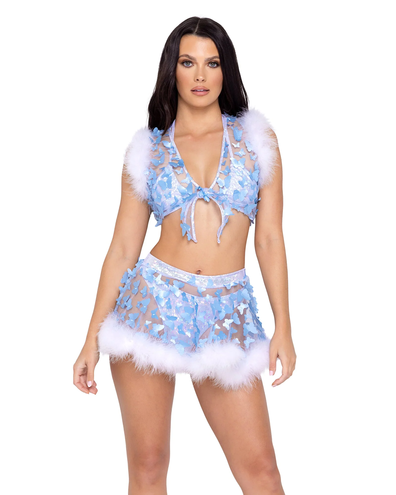 6245 - Sheer Butterfly Skirt - Image 3