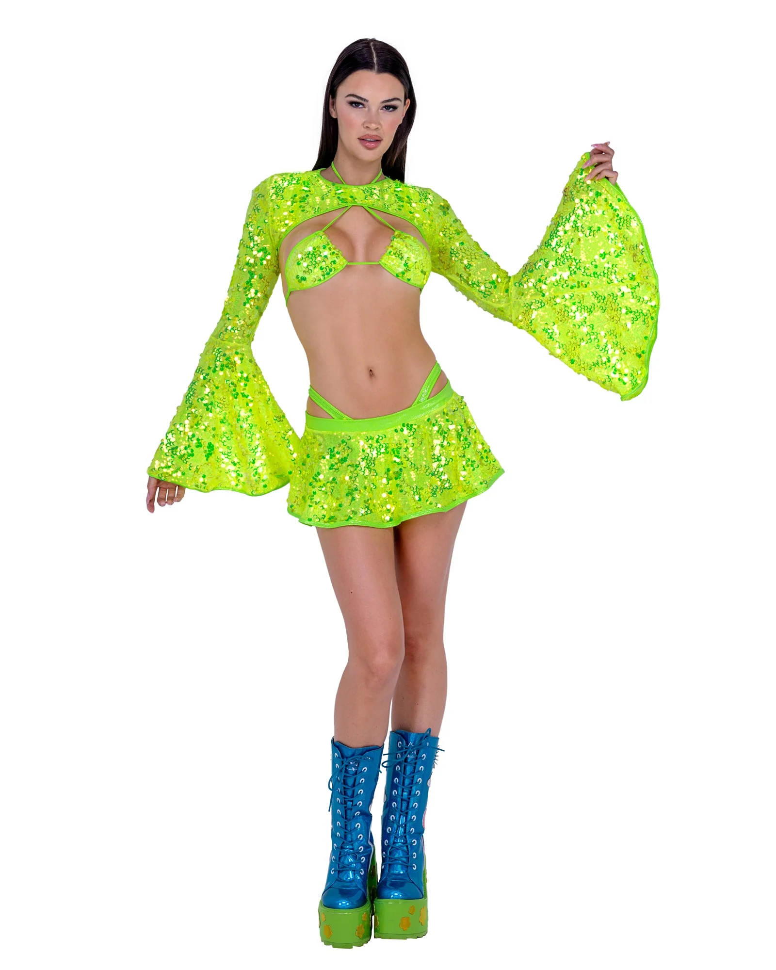6415 - Sequin Halfback Shorts - Image 8