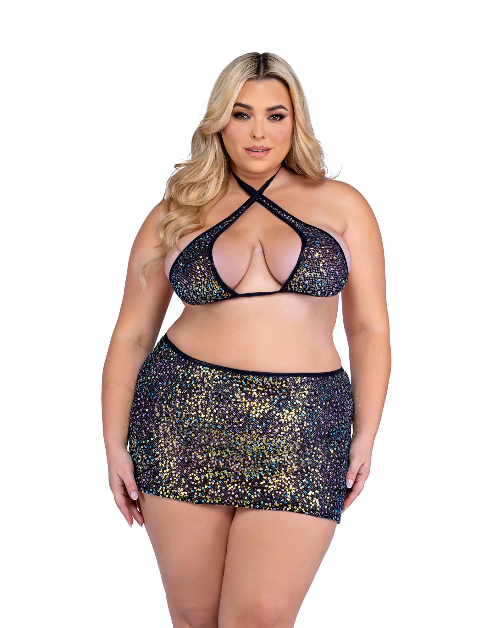6434 - Sequin Fishnet Skirt - Image 7