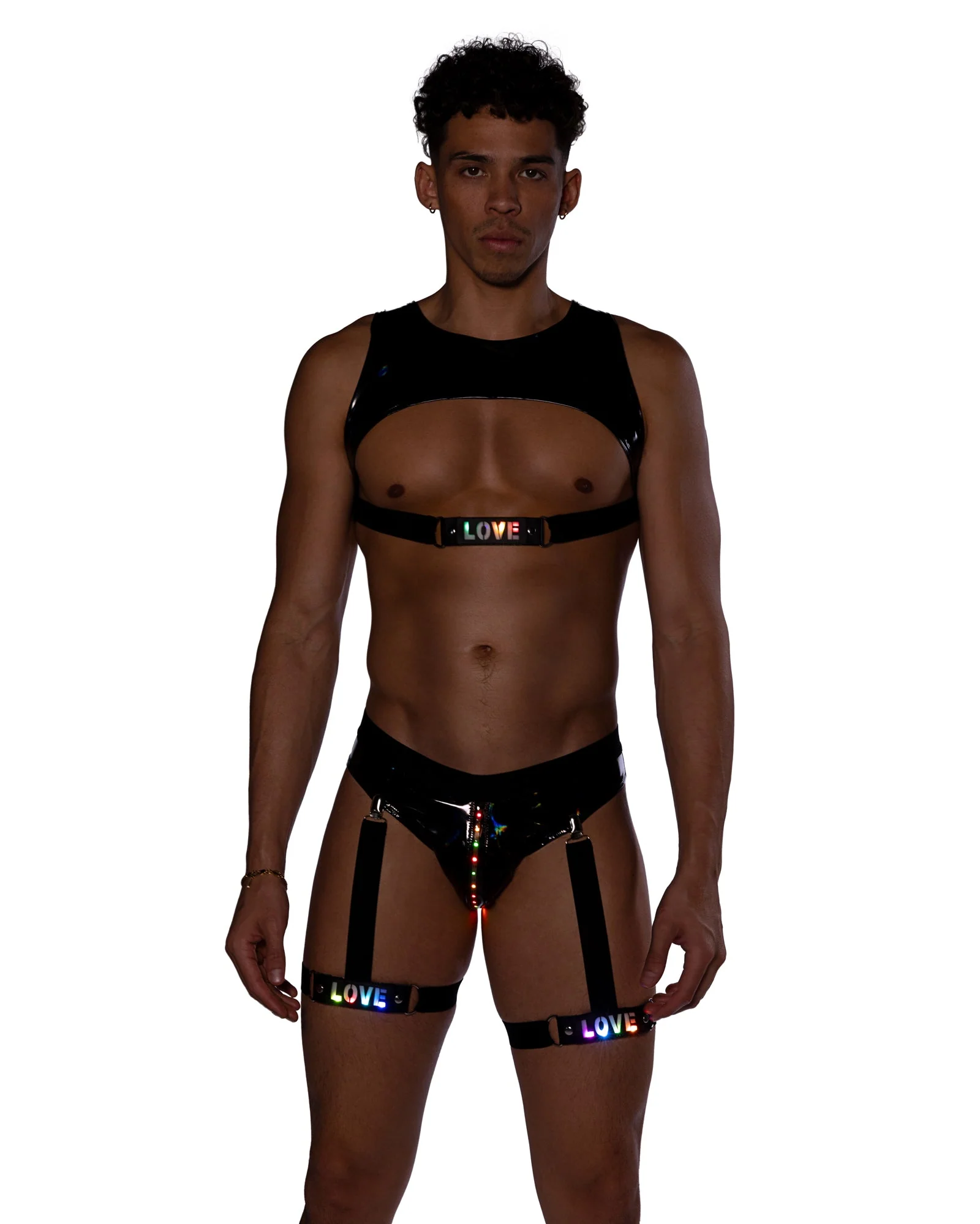6507 - Pride Cropped Vinyl Top - Image 2