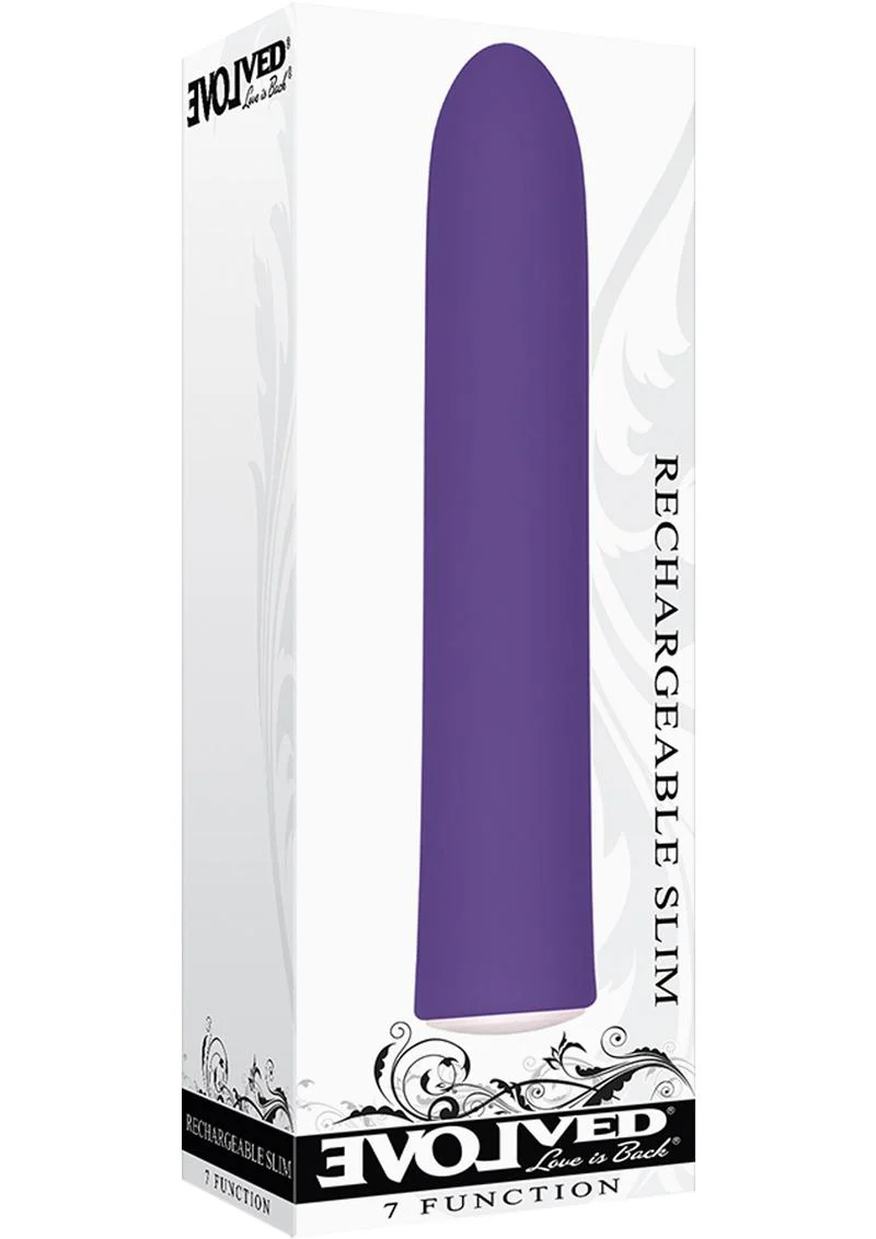 7 Function Rechargeable Slim Vibrator - Image 2