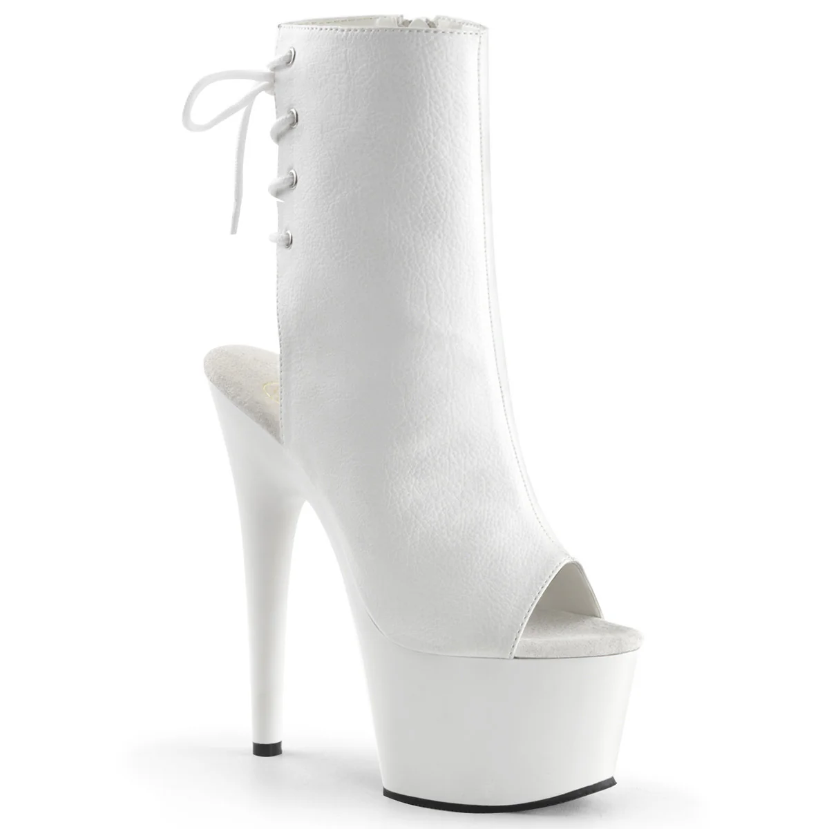 7" Heel Open Toe Ankle Boot - Image 3