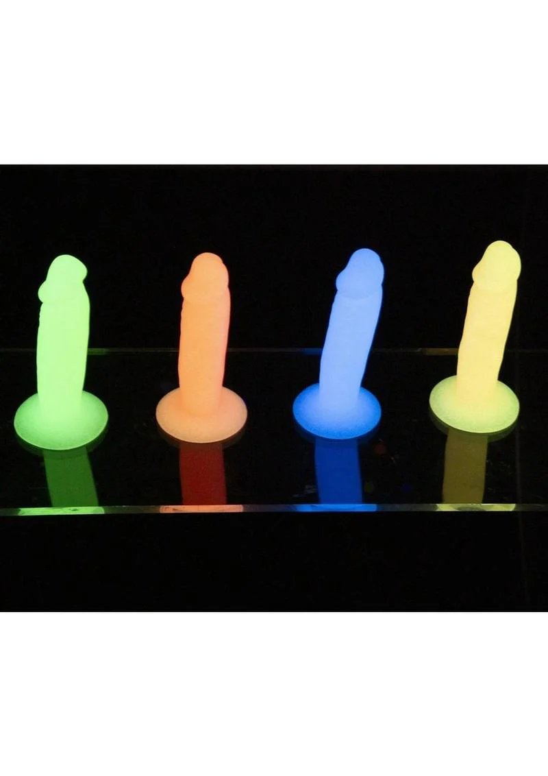 Addiction Silly Willy Glow In The Dark Silicone Dildo - Image 4