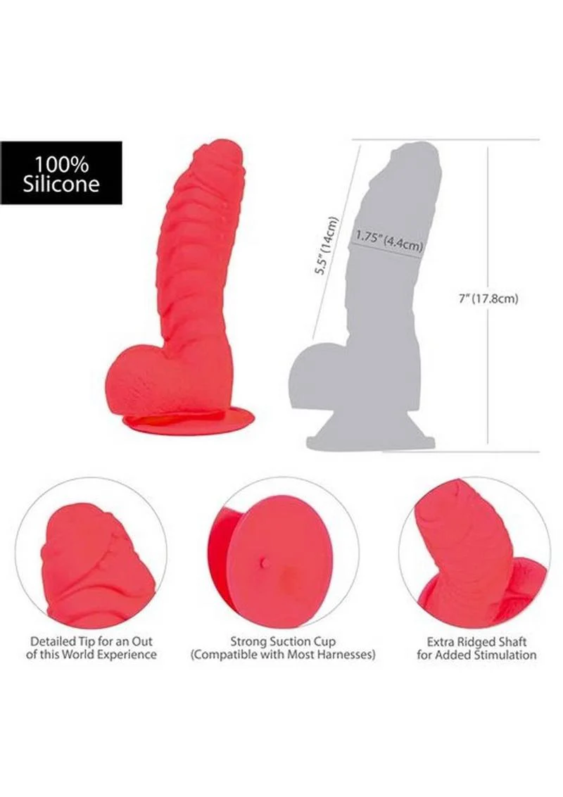 Addiction Toy Collection Tom Silicone Dildo with Balls - Image 4