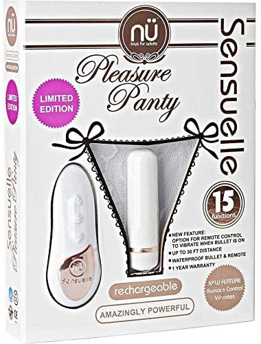 Sensuelle Pleasure Panty Bullet w/Remote Control - 15 Function Pink - Image 5