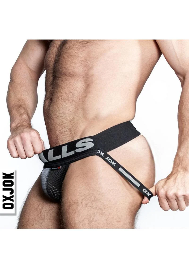 Airmesh Upthrust Slider-Strap Jock - Tar - Image 3