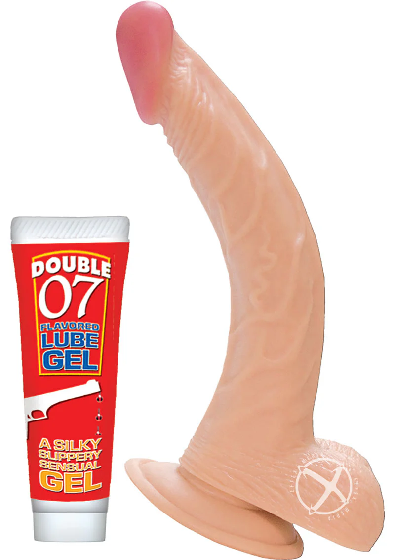All American Whoppers Curve Dildo with Balls - Image 3
