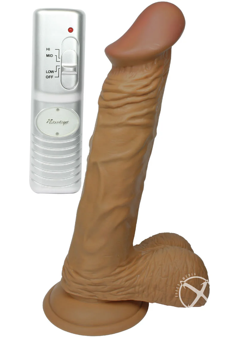All American Whoppers Vibrating Dildo with Balls Latin - Image 3