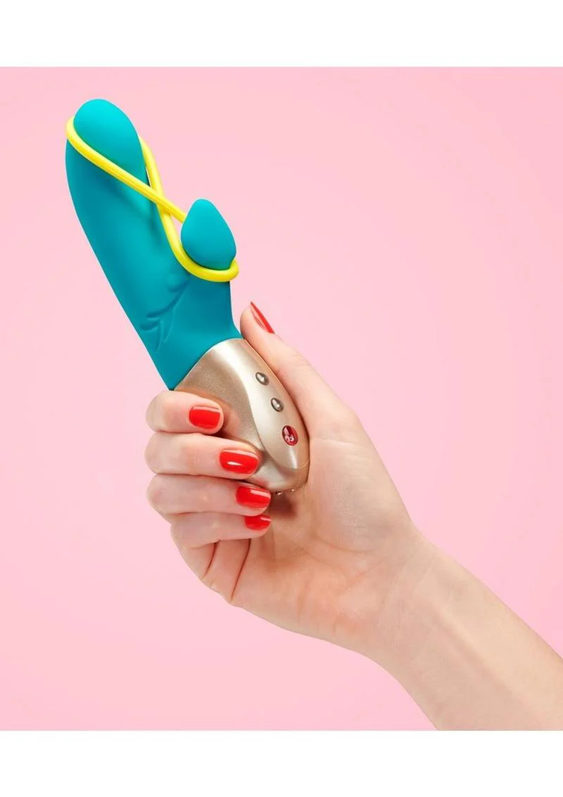 Amorino Silicone Vibrator with Clitoral Stimulator - Image 4