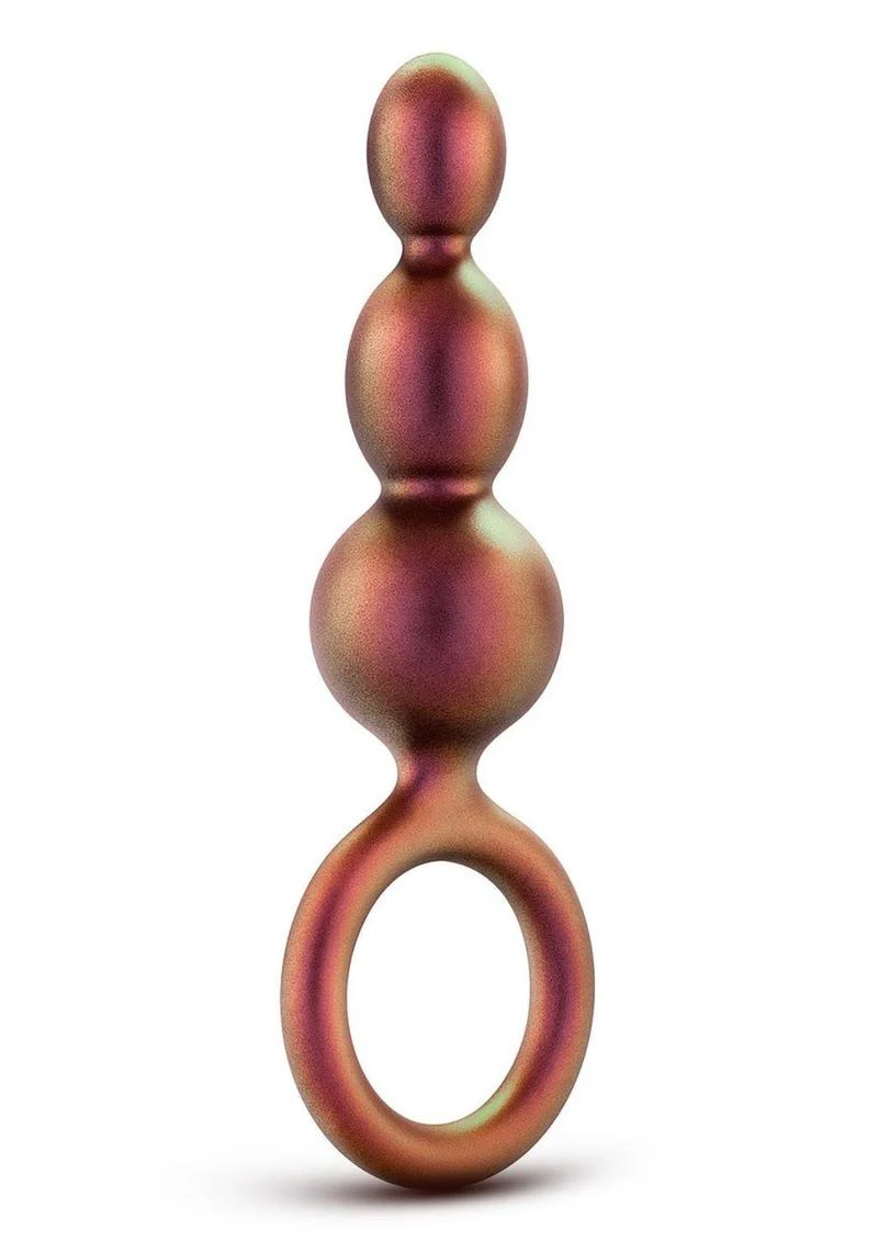 Anal Adventures Matrix Beaded Loop Silicone Plug - Image 3