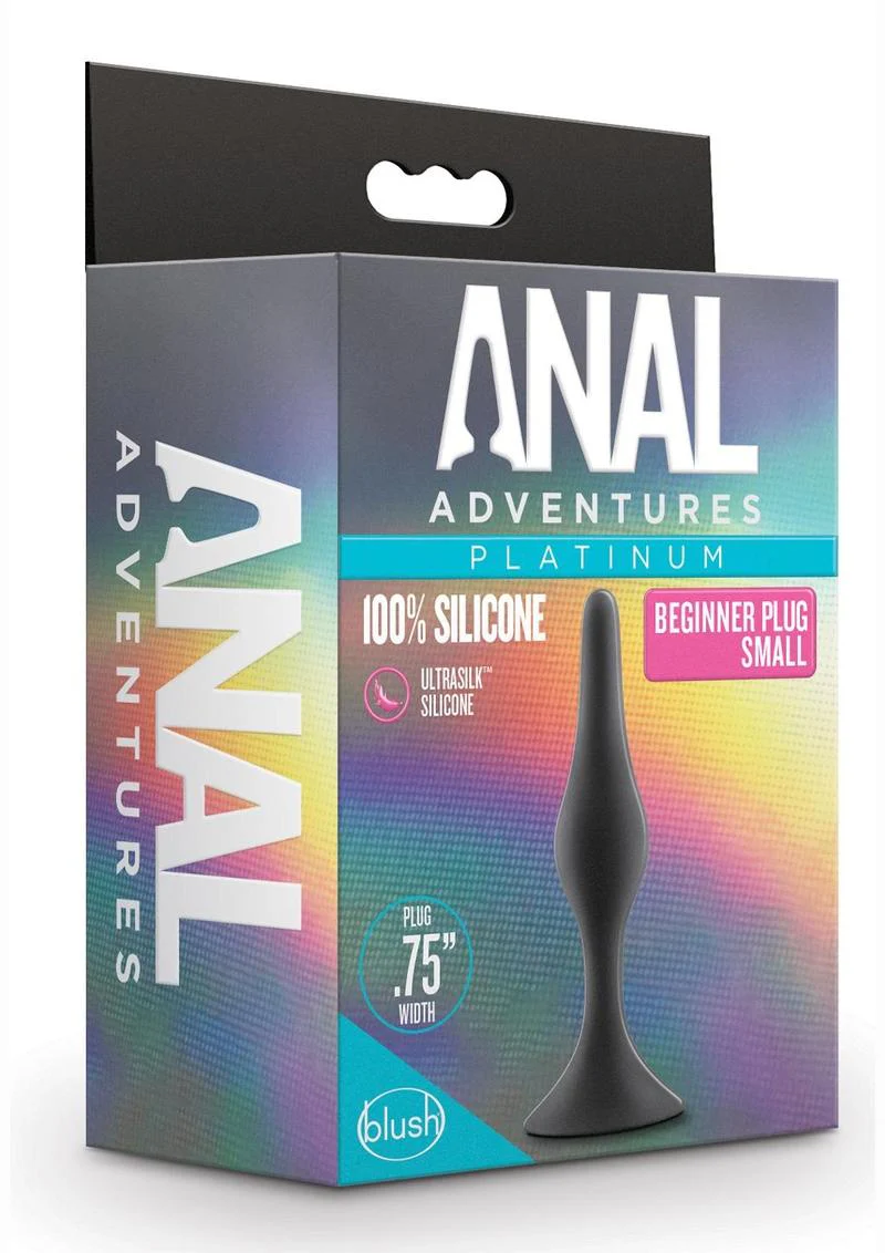 Anal Adventures Platinum Silicone Beginner Plug - Image 2