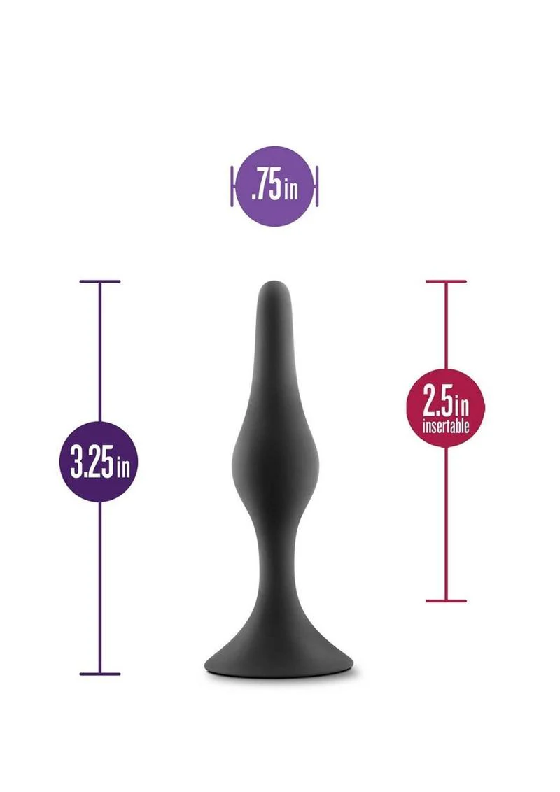 Anal Adventures Platinum Silicone Beginner Plug - Image 4