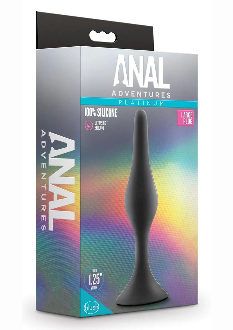 Anal Adventures Platinum Silicone Beginner Plug - Image 9