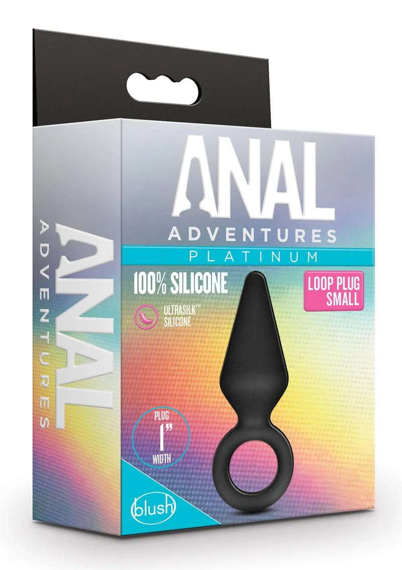 Anal Adventures Platinum Silicone Loop Plug - Image 2