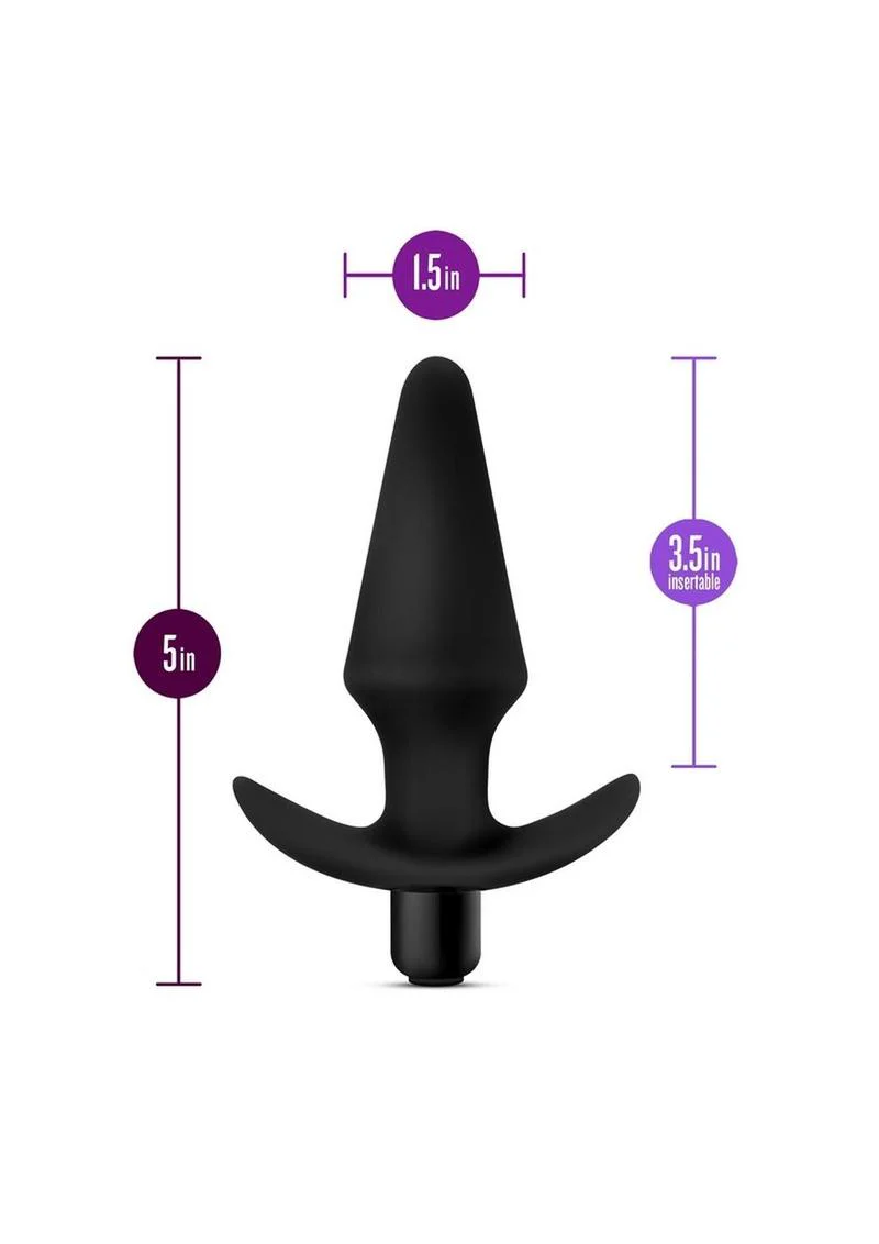 Anal Adventures Platinum Silicone Vibrating Plug - Image 4