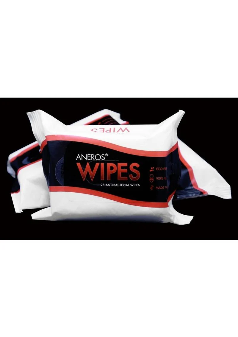 Aneros Unscented Anti-Bacterial Wipes 25 Wipes - Image 3