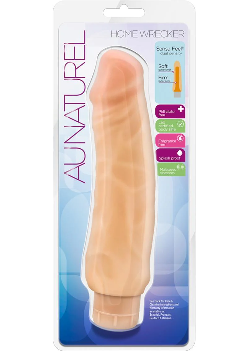 Au Naturel Home Wrecker Vibrating Dildo - Image 6
