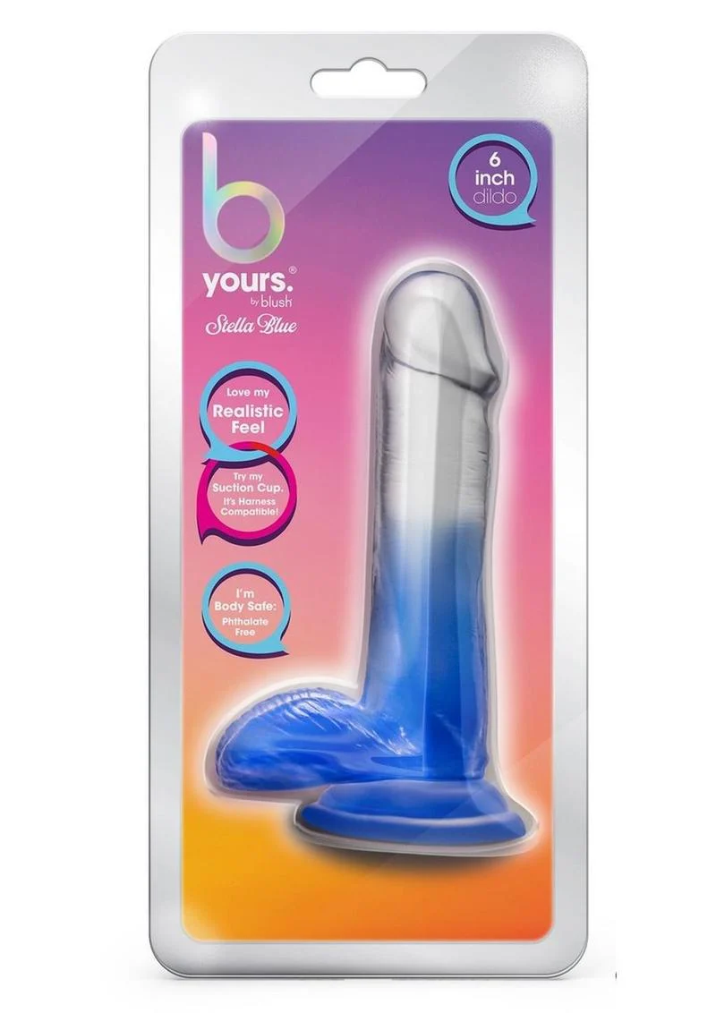 B Yours Stilla Blue Dildo - Image 2