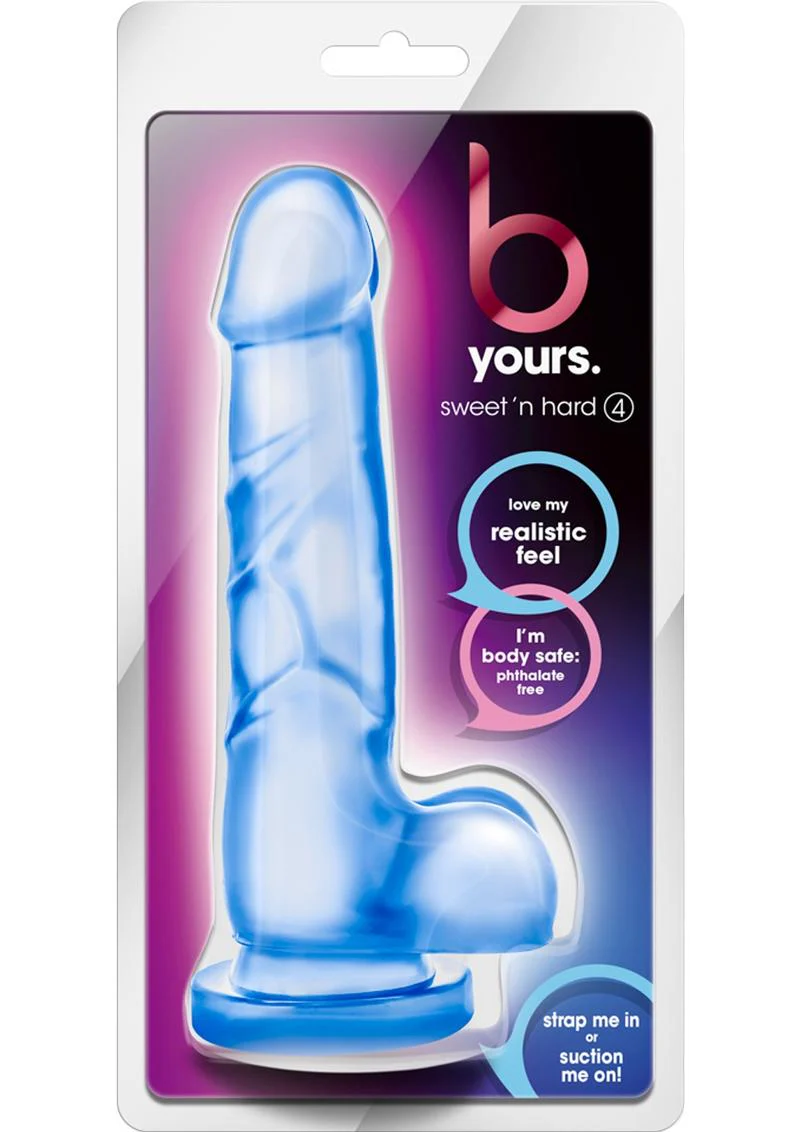 B Yours Sweet N' Hard 4 Dildo with Balls - Image 2