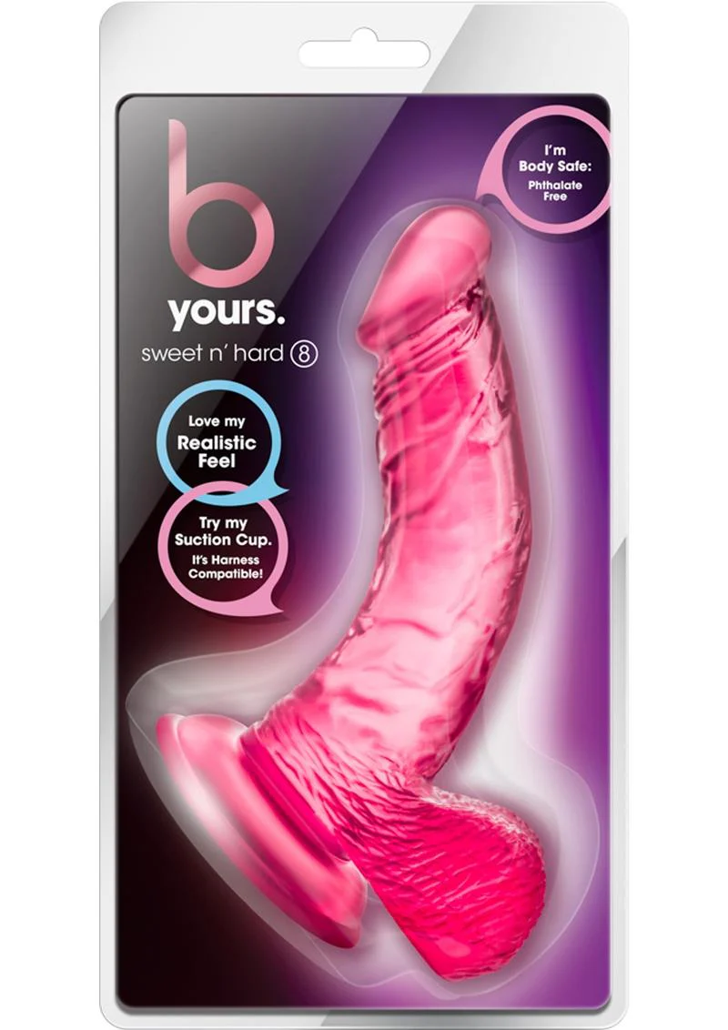 B Yours Sweet N' Hard 8 Dildo with Balls - Image 6
