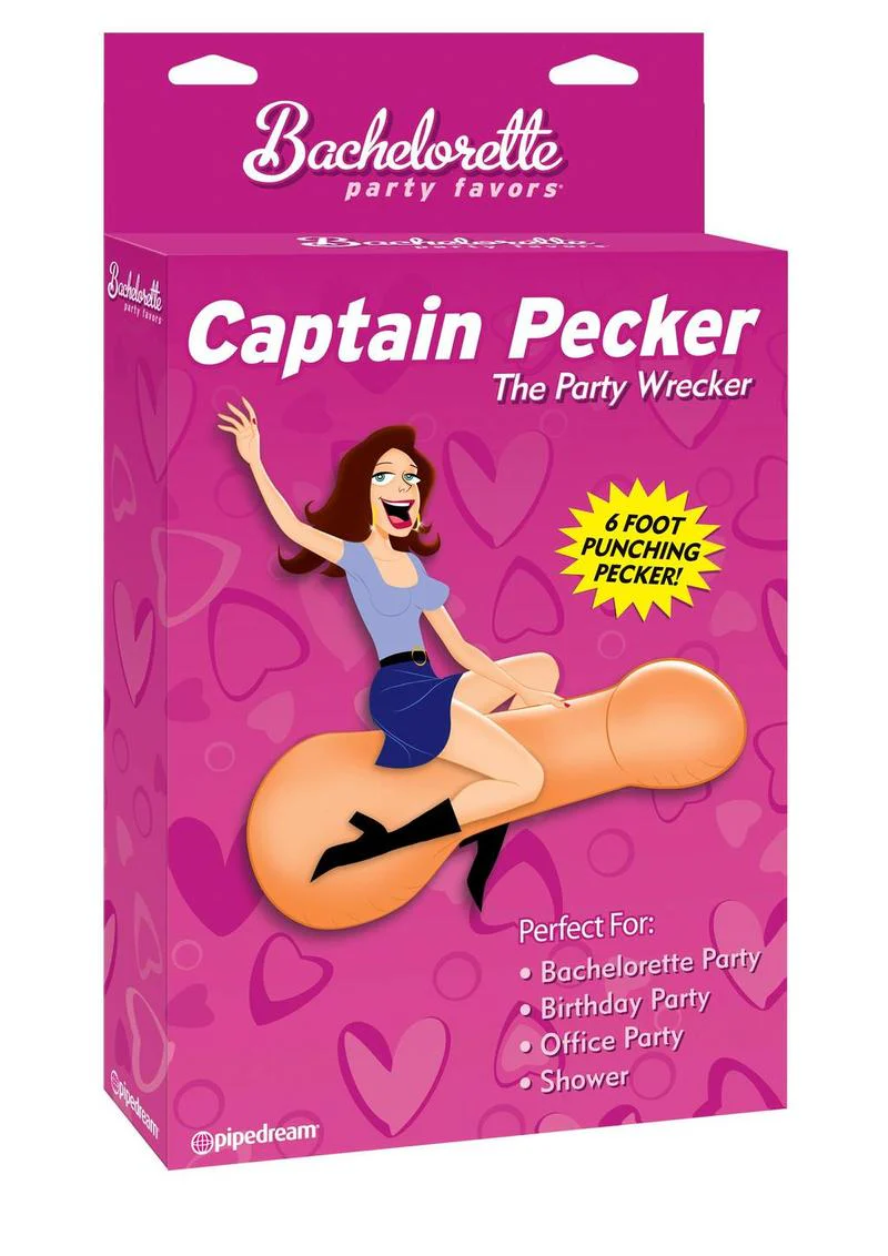 Bachelorette Party Favors Captain Pecker The Inflatable Party Pecker - Image 2
