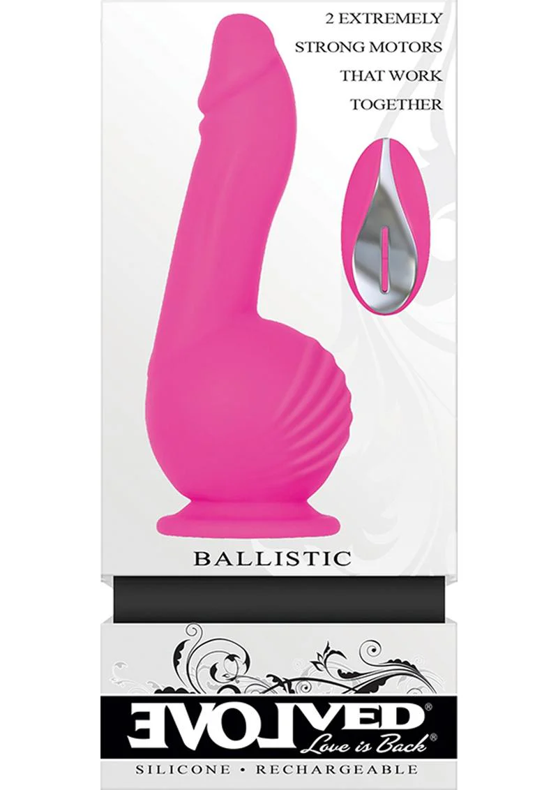 Ballistic Silicone Rechargeable Vibrator with Remote Control - Image 2