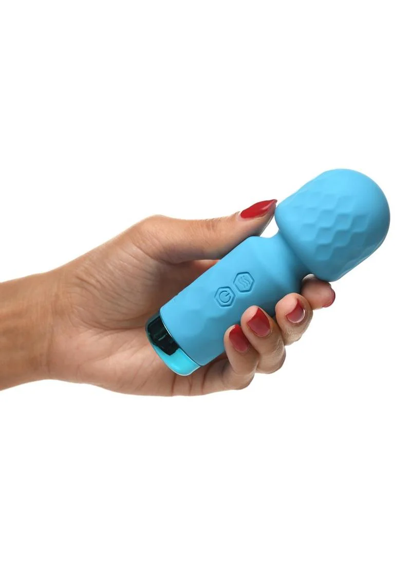 Bang! 10x Mini Silicone Rechargeable Wand - Image 12
