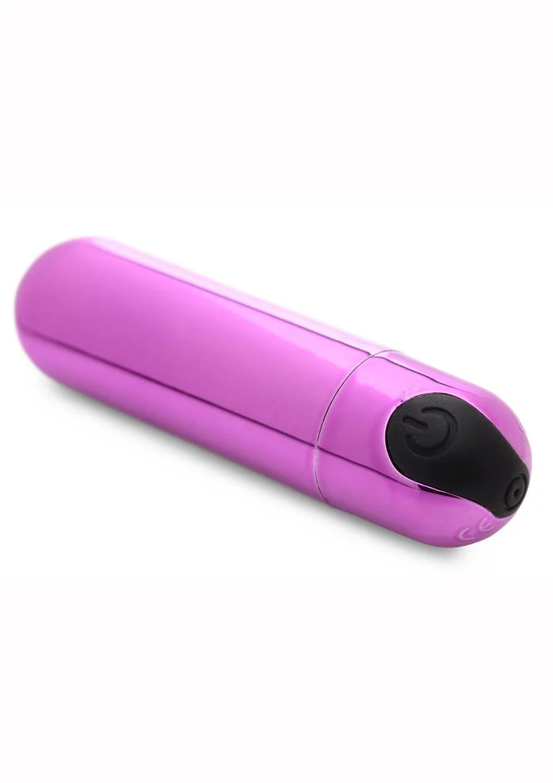 Bang! 10x Vibrating Metallic Rechargeable Bullet Vibrator - Image 13