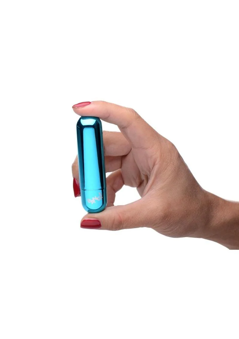Bang! 10x Vibrating Metallic Rechargeable Bullet Vibrator - Image 8