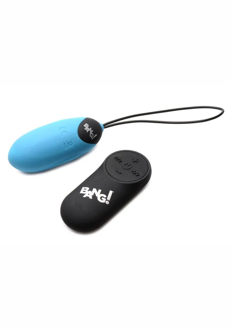 Bang! 28x Grooved Rechargeable Silicone Egg with Remote Control - Image 3