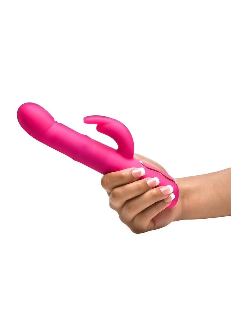 Bang! Come Hither Beaded Rechargeable Silicone Rabbit Vibrator - Image 4