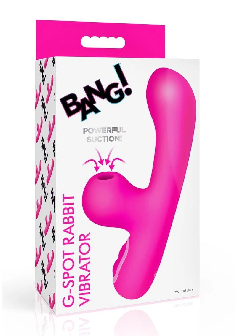 Bang! G-Spot Rabbit Rechargeable Silicone Vibrator - Image 2