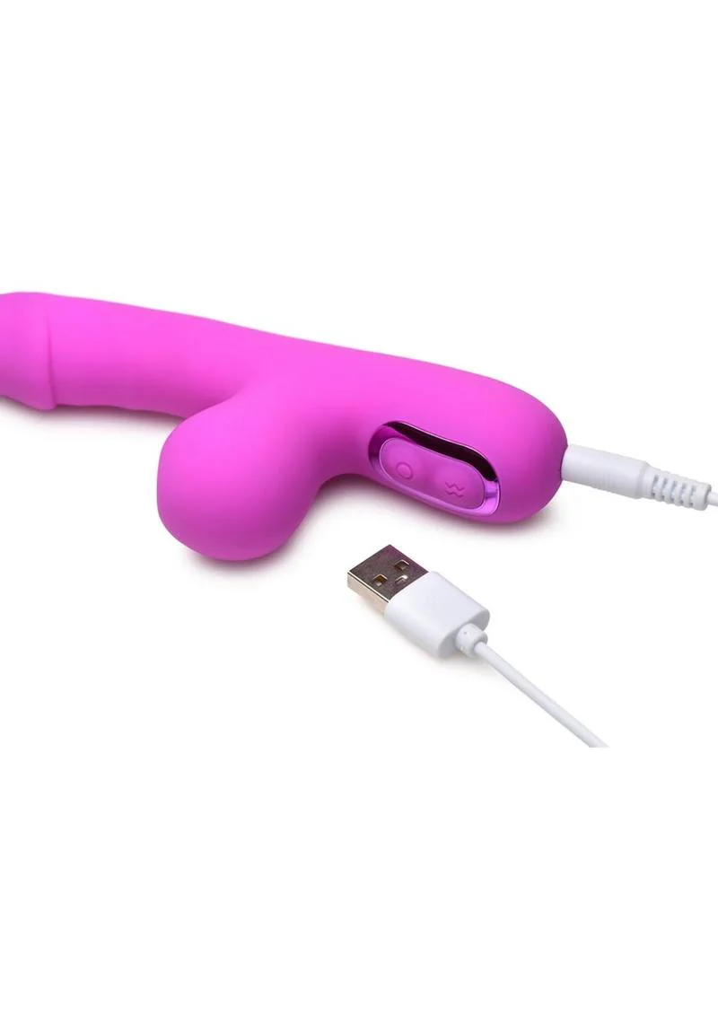 Bang! Mini Suction Rabbit Silicone Rechargeable Vibrator - Image 3