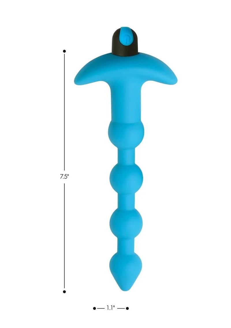 Bang! Vibrating Silicone Rechargeable Anal Beads with Remote Control - Image 8