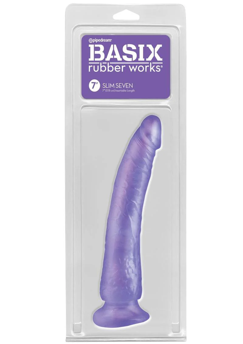 Basix Dong Slim 7 with Suction Cup - Image 12