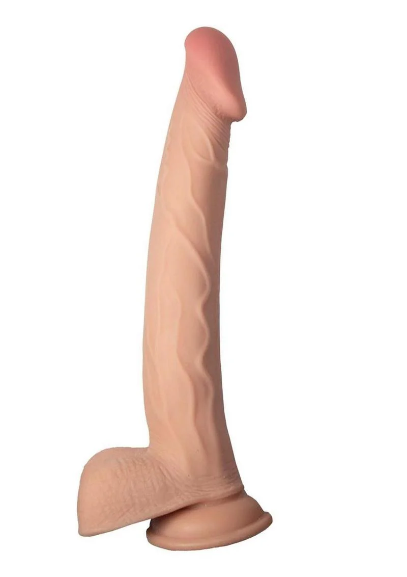 Bendable Dildo 11in - Vanilla - Image 2