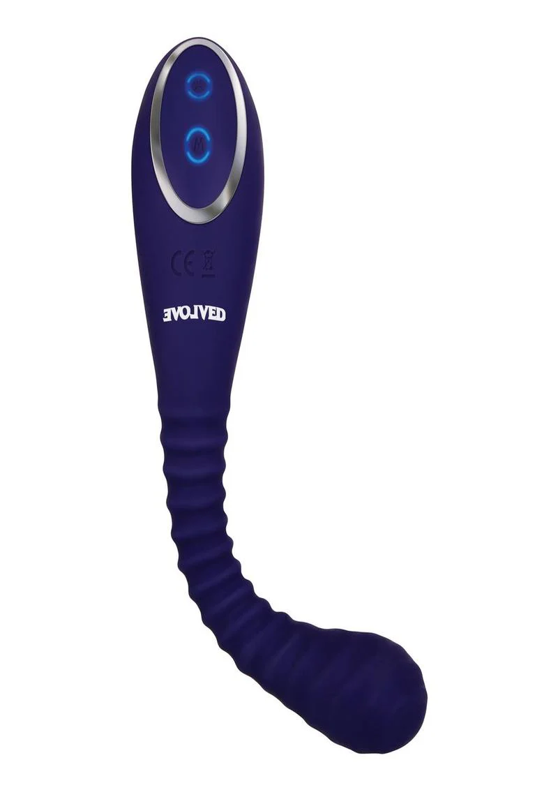 Bendable Sucker Dual End Silicone Rechargeable Vibrator - Image 3