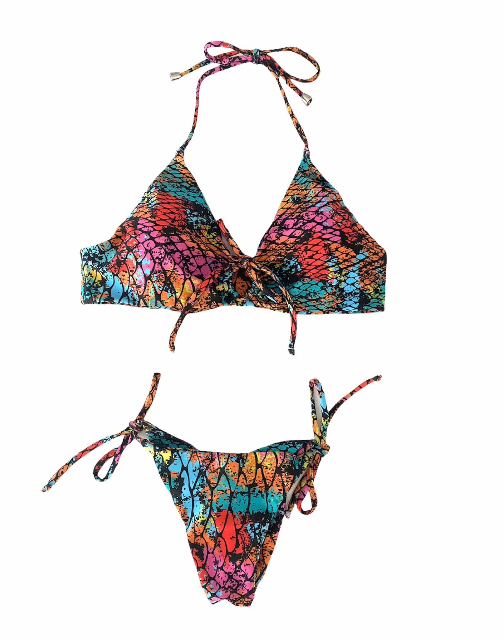 Bikini Color Snake Print Made in Colombia - Image 4