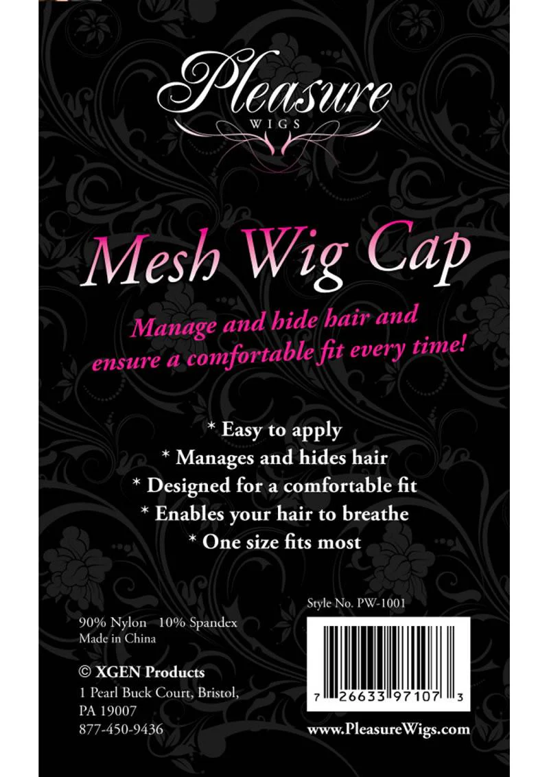 Black Wig Cap